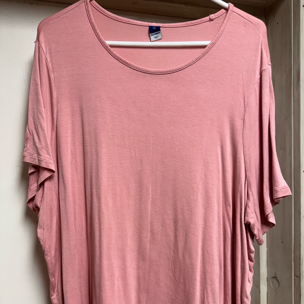Old Navy Pink Luxe Short Sleeved Tee